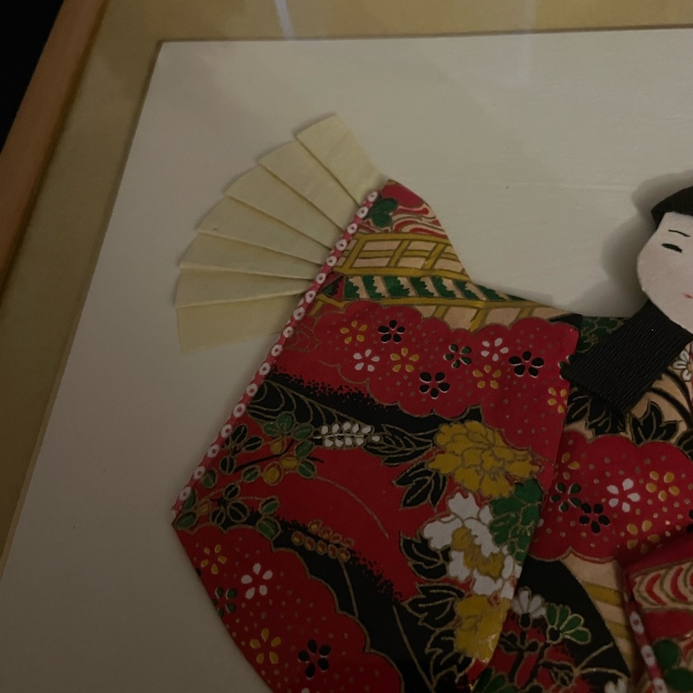 Japanese Girl in Kimono 3D Art - Picture 6 of 7